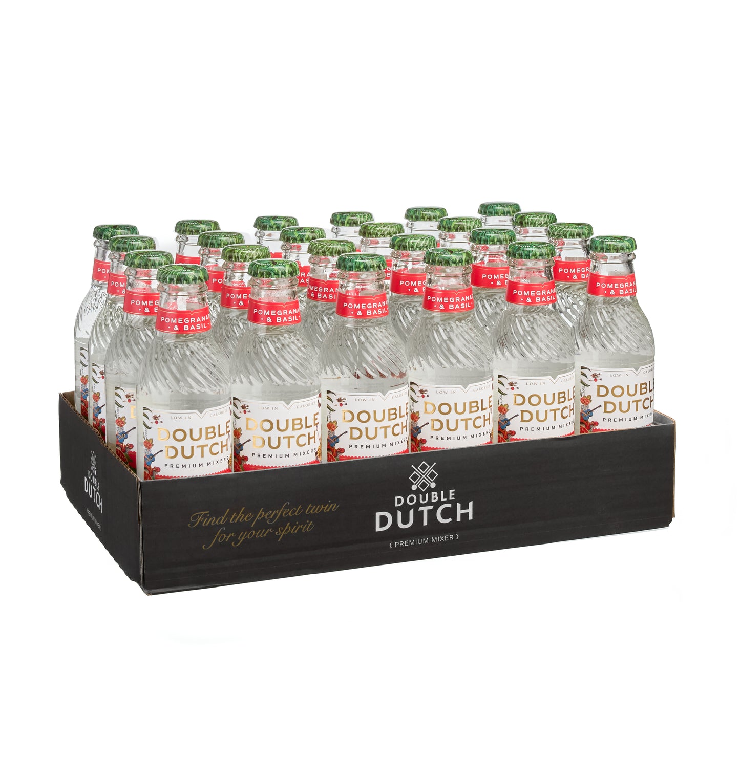 Double Dutch Pomegranate & Basil 24x20cl