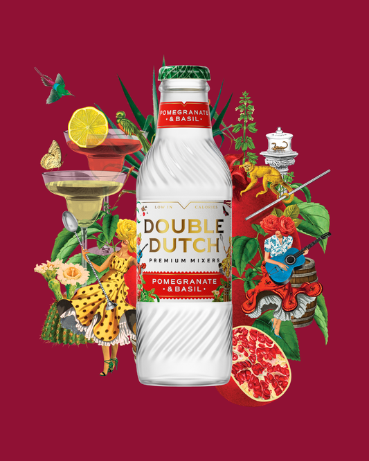 Double Dutch Pomegranate & Basil 24x20cl