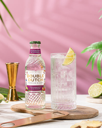 Double Dutch Cranberry and Ginger Tonic 24x20cl