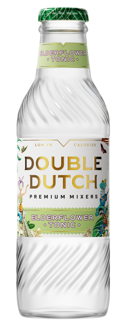 Double Dutch Elderflower Tonic Water 24x20cl
