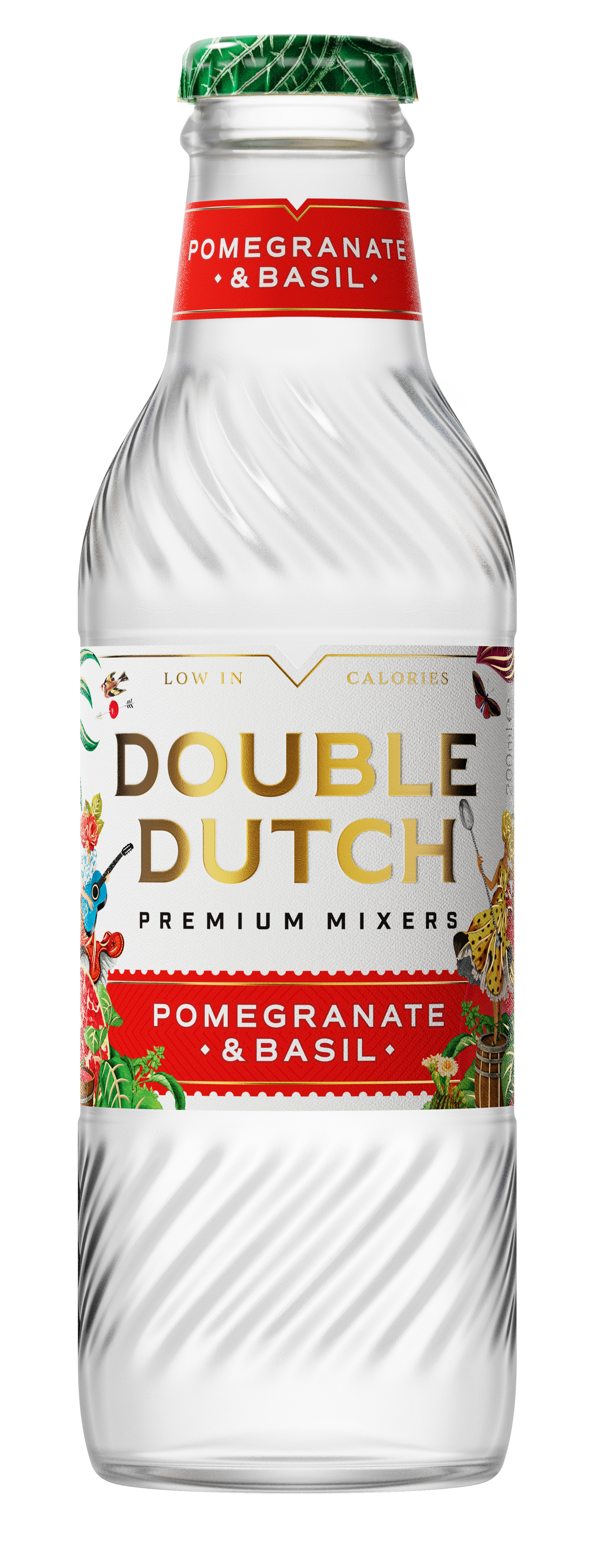 Double Dutch Pomegranate & Basil 24x20cl