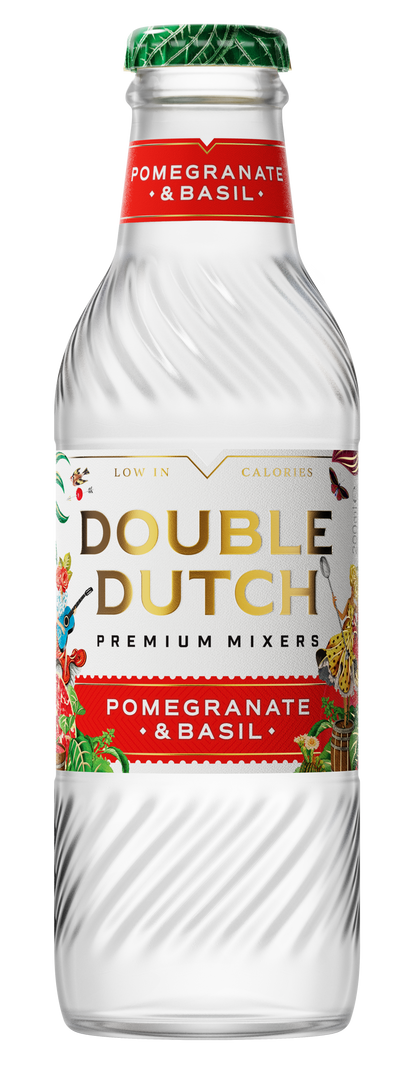 Double Dutch Pomegranate & Basil 24x20cl